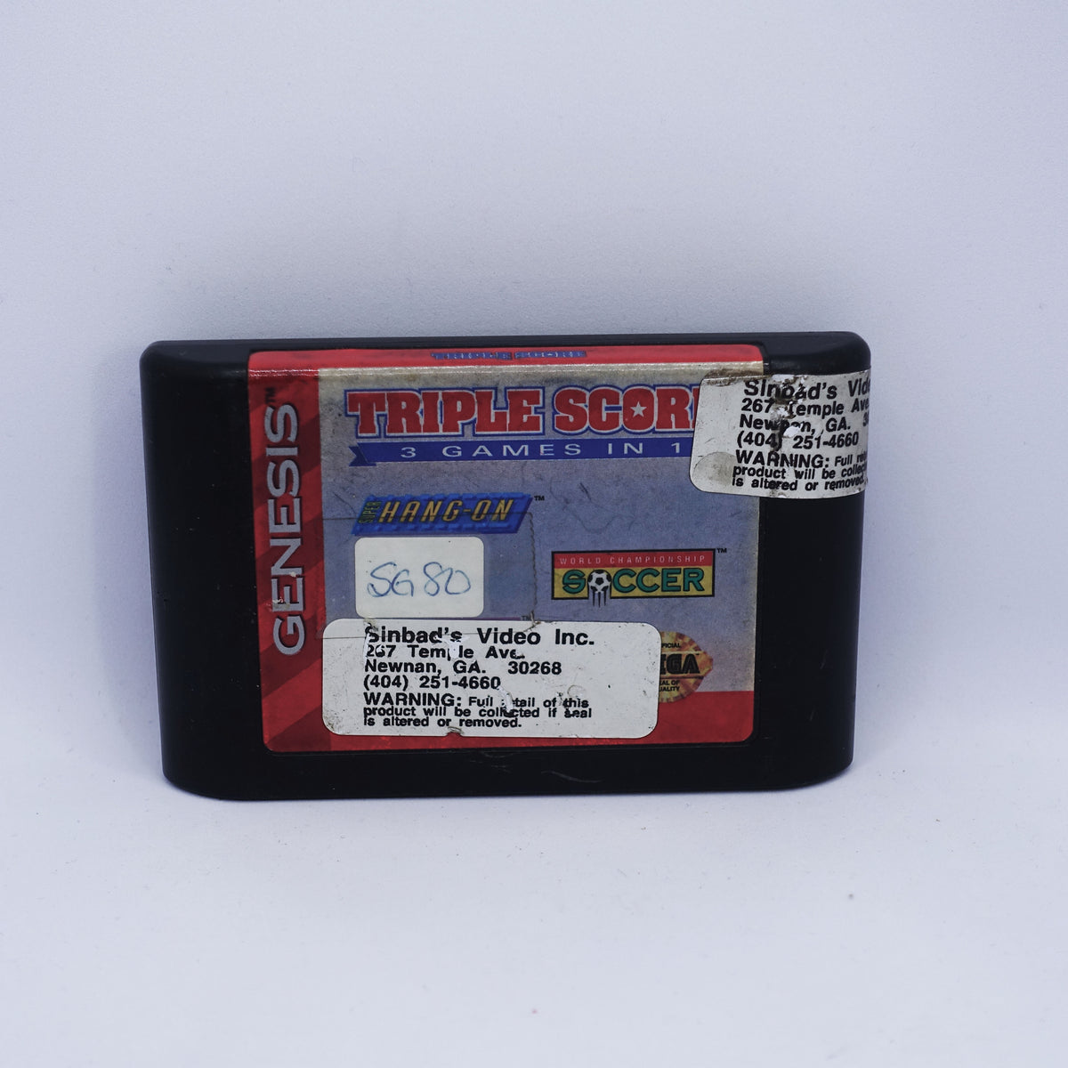 Sega Mega Drive - Triple Soccer 3 Games In 1