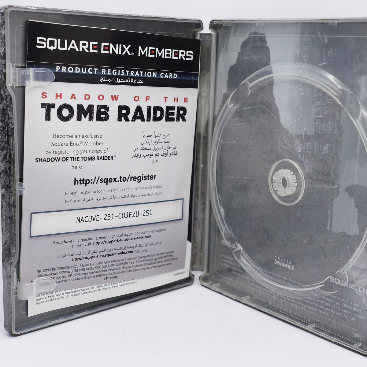 PS4 - Shadow Of The Tomb Raiders (SteelBook)