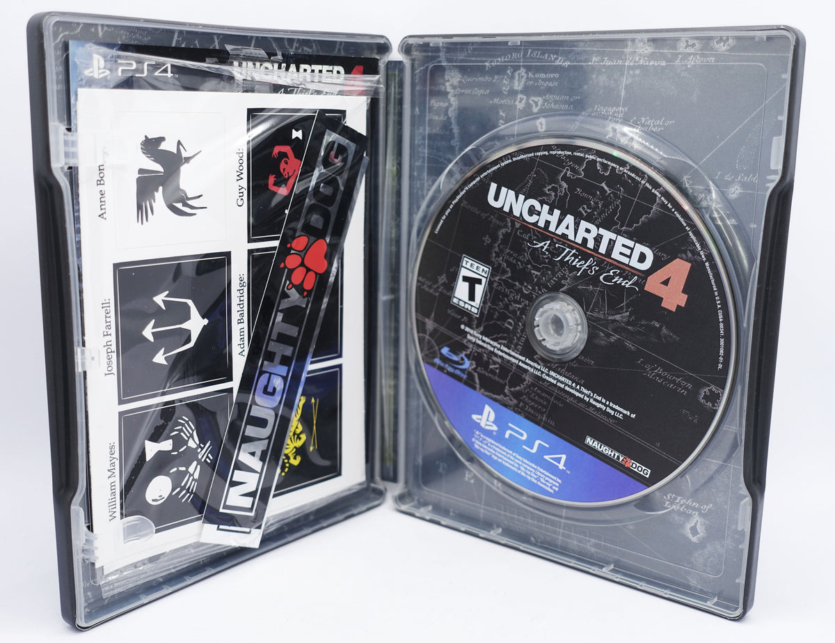 PS4 - uncharted 4 (SteelBook)