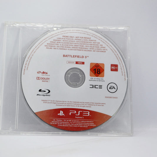 قرص لعبة ترويجي نادر لجهاز PS3 - Battlefield 3