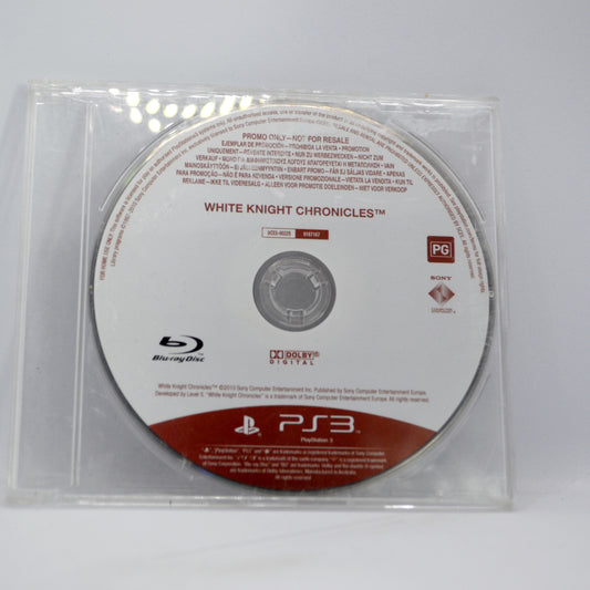 قرص لعبة ترويجي نادر لجهاز PS3 - وايت نايت كرونيكل