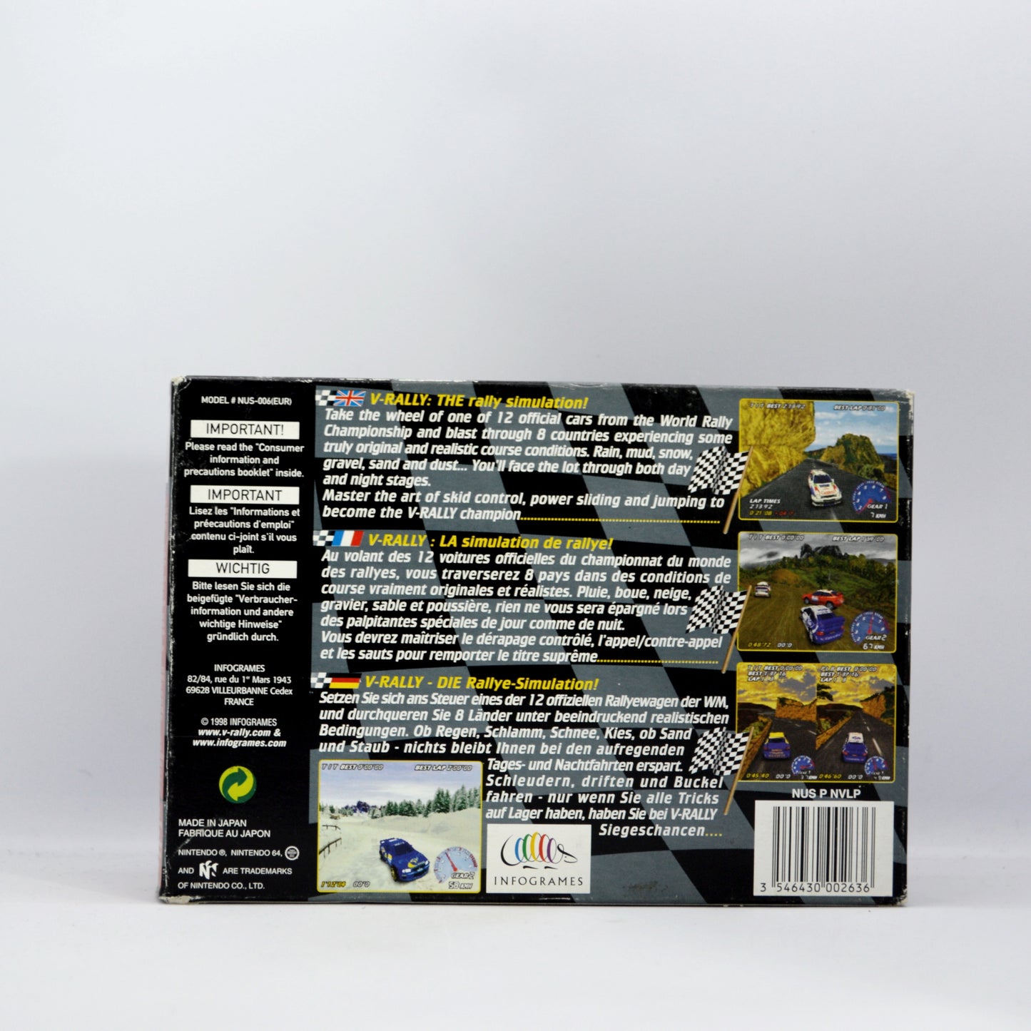 Nintendo 64 (N64) - V-Rally 99 Edition